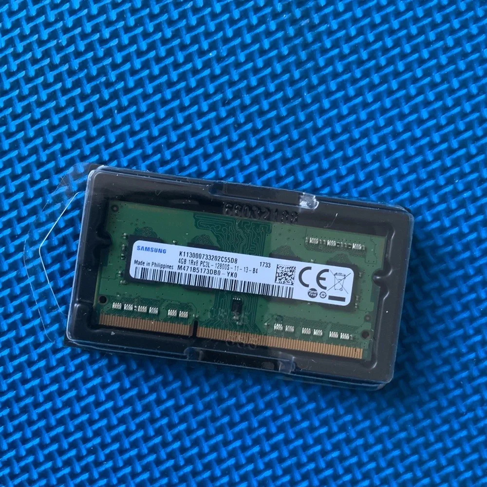 Samsung PC3L 4GB x 2 laptops memory.